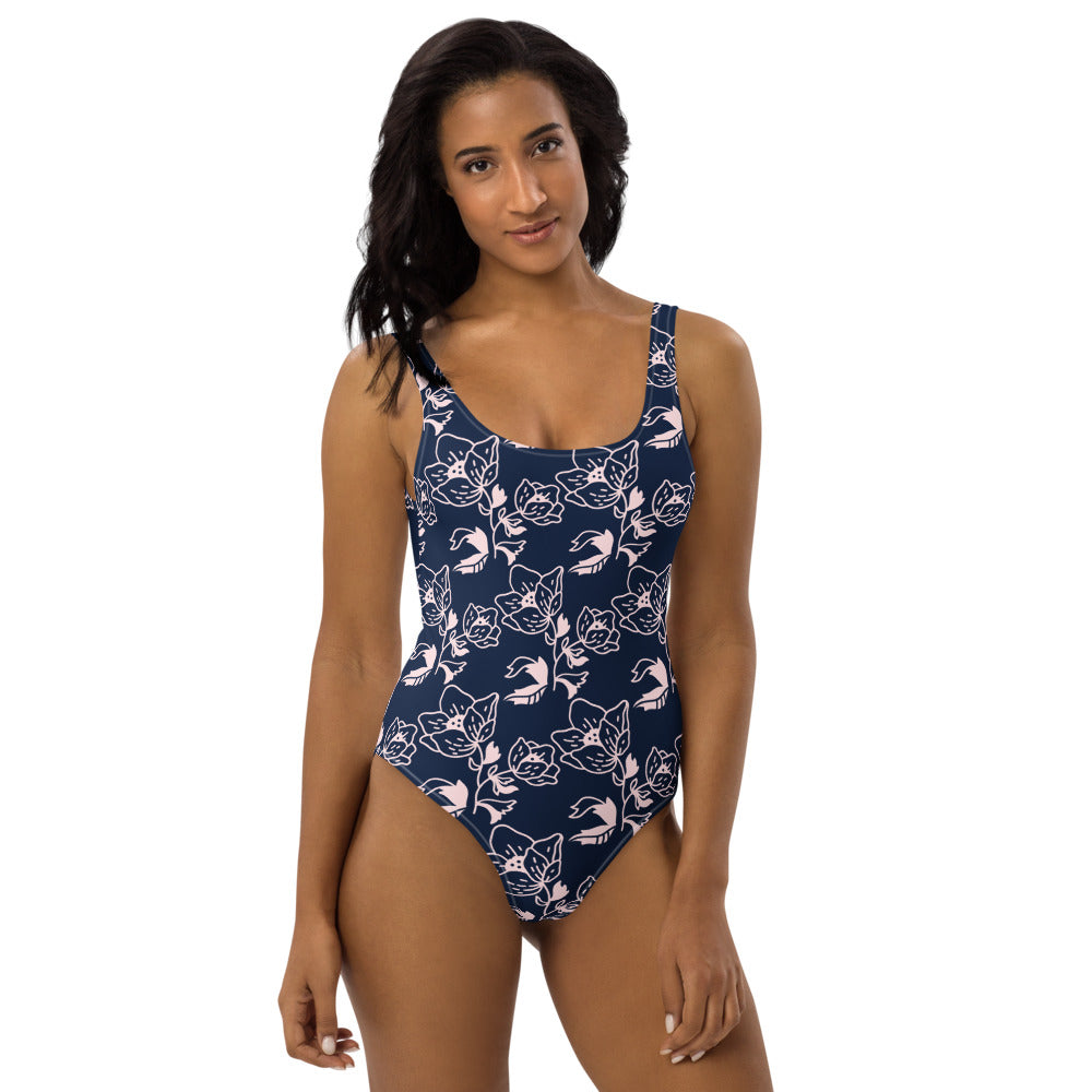 One-Piece "Tropical" Swimsuit