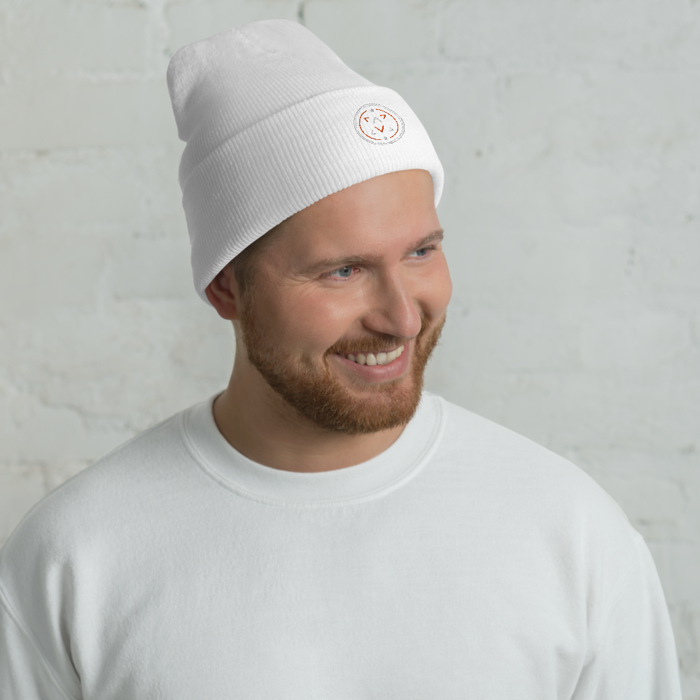 Badge Cuffed Beanie - Adventurous Odyssey
