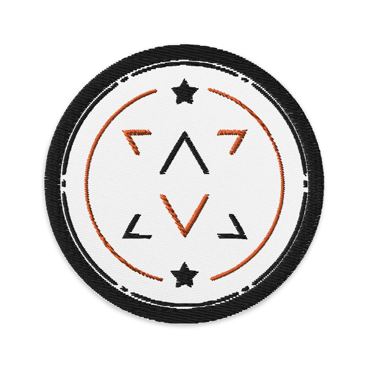 Angry Orange Badge Patch - Adventurous Odyssey