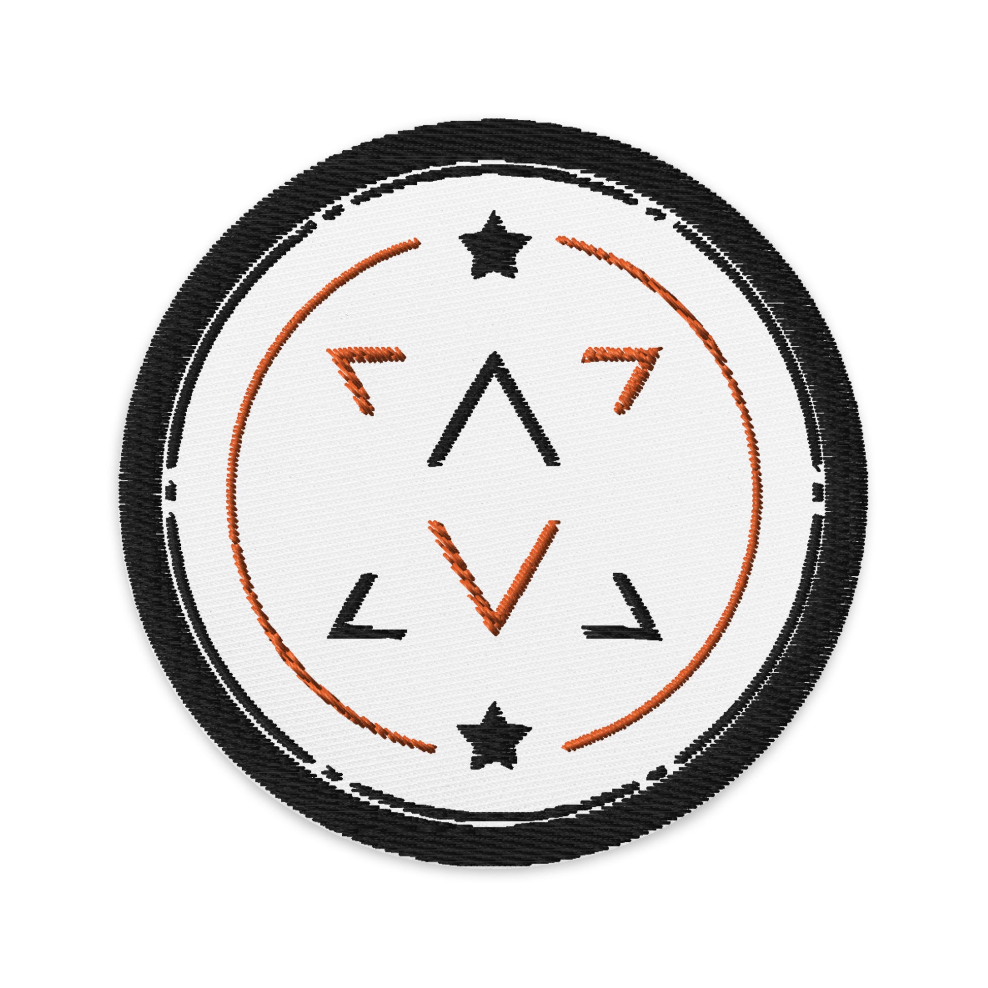 Angry Orange Badge Patch - Adventurous Odyssey