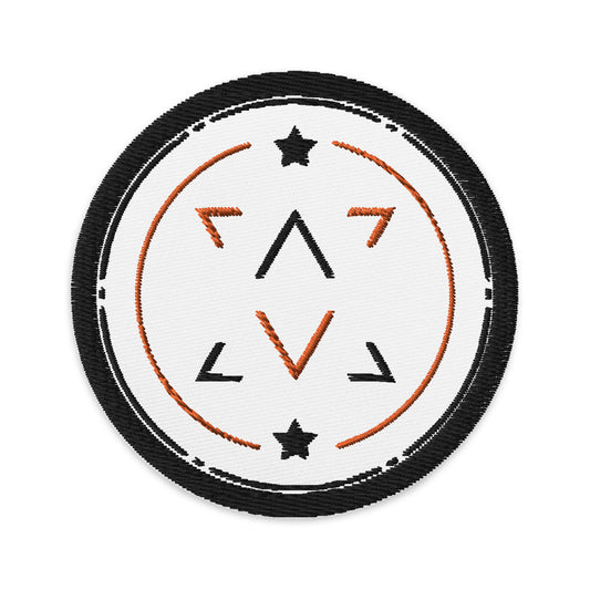 Angry Orange Badge Patch - Adventurous Odyssey