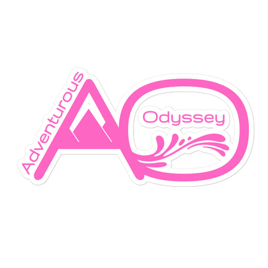Sticker - Wave/Pink/5.5"x5.5" - Adventurous Odyssey