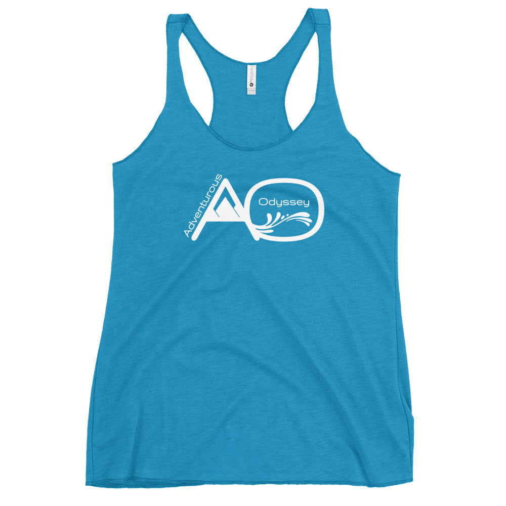 Racerback Tank - AO/White - Adventurous Odyssey