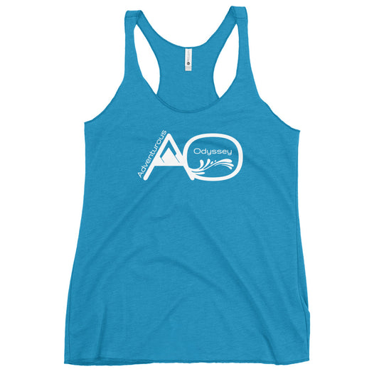 Racerback Tank - AO/White - Adventurous Odyssey
